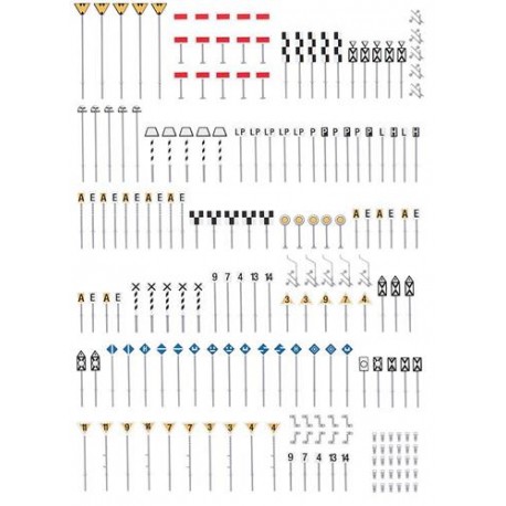 ** Faller 120298 Railway Route Signage Set (190) III