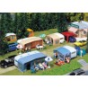 ** Faller 130503 Camping Caravans (4) Kit IV