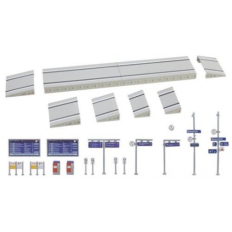 ** Faller 222111 Modern Platform with Accessories Kit V