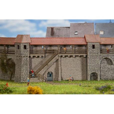 ** Faller 232353 Old Town Wall with Stairs Kit I