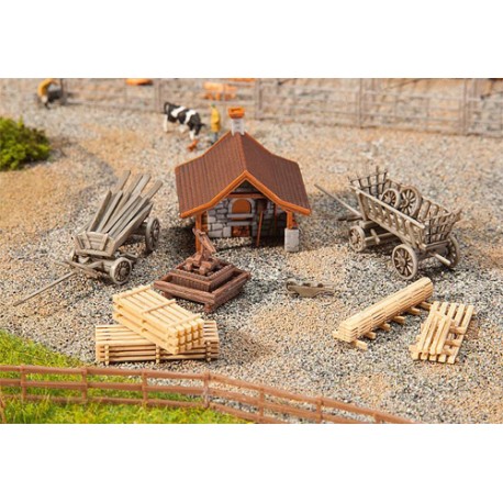 ** Faller 232359 Small Bakehouse with Accessories Kit I