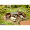 ** Faller 232373 Timber Storage Sheds Kit (2) I