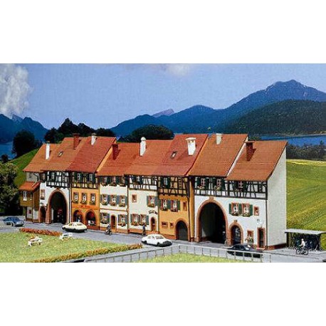 ** Faller 232380 Low Relief Houses (6) Kit II