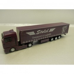 ** Herpa 066297 MAN TGX XXL Curtain Canvas Semitrailer Stelzl