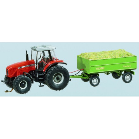 ** Faller 161536 Car System Massey Ferguson Tractor with Trailer V