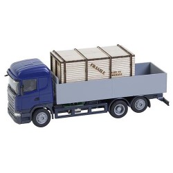 ** Faller 161597 Car System Scania R13 HL Flatbed Truck with Crate Load VI