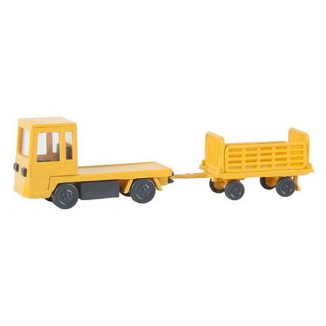 ** Faller 180380 Station Luggage Truck & Trailer Kit IV