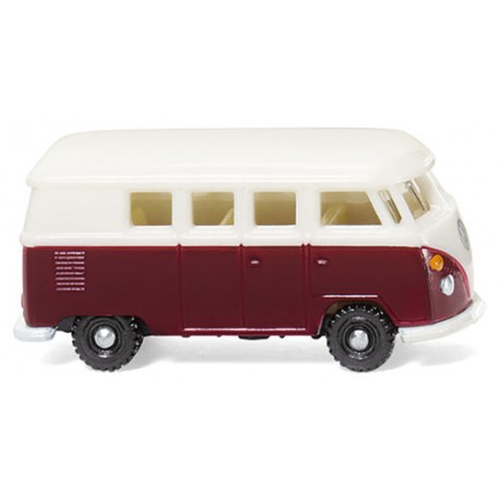 ** Wiking 093202 VW T1 Bus Wine Red/White