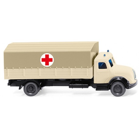 ** Wiking 094904 Magirus Flatbed Lorry German Red Cross