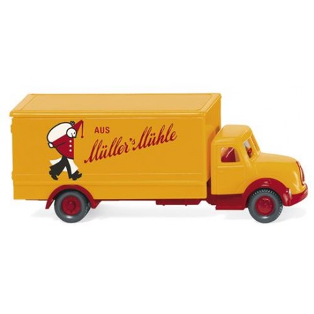 ** Wiking 094905 Magirus Box Truck Mullers Muhle