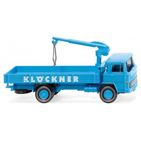 ** Wiking 042301 Magirus 100 D7 Flatbed Lorry Klockner