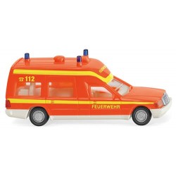 ** Wiking 060701 MB Binz Fire Brigade Ambulance Orange