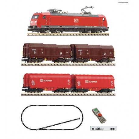 ** Fleischmann 931885 DBAG BR185.1 Freight Starter Set VI (DCC-Fitted)