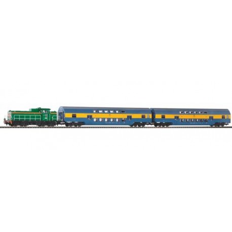 ** Piko 97924 Hobby PKP Diesel Passenger Starter Set - HO Scale