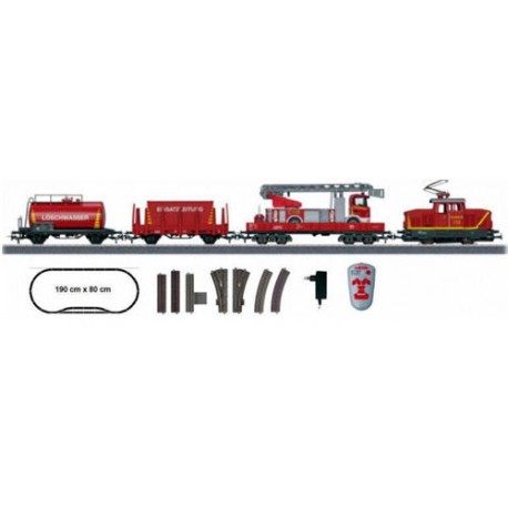 ** Marklin 29753 Start Up Fire Department Starter Set - HO Scale