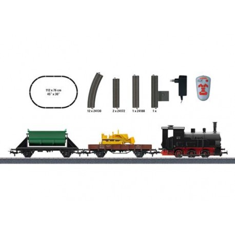 ** Marklin 29173 Start Up Steam Freight IR Starter Set III (FX-Fitted) - HO Scale