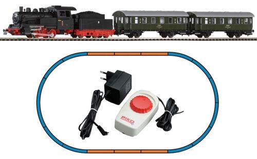 Piko 97920 Hobby PKP Steam Passenger Starter Set - HO Scale - MDR
