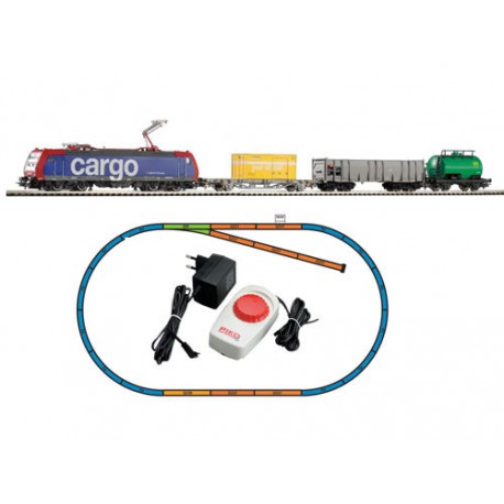 ** Piko 57187 Hobby SBB BR185 Freight Starter Set - HO Sacle