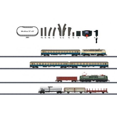 ** Marklin 29051 DB BR151 Premium Digital Starter Set IV (MFX-Sound) - HO Scale