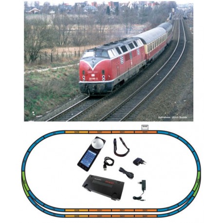 ** Piko 59116 Smartcontrol DB BR221 Premium Starter Set VI (DCC-Sound) - HO Scale