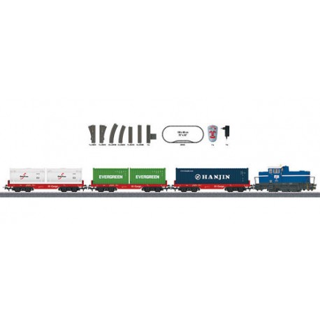 ** Marklin 29452 Start Up DHG 700 Diesel Freight Starter Set VI (MFX-Sound) - HO Scale