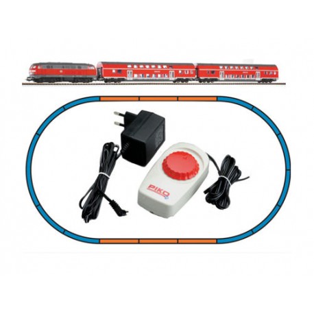 ** Piko 57150 Hobby DB Regio BR218 Passenger Starter Set - HO Scale
