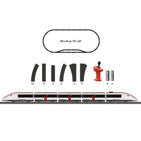 ** Marklin 29335 MyWorld Swiss Express Train Starter Set - HO Scale
