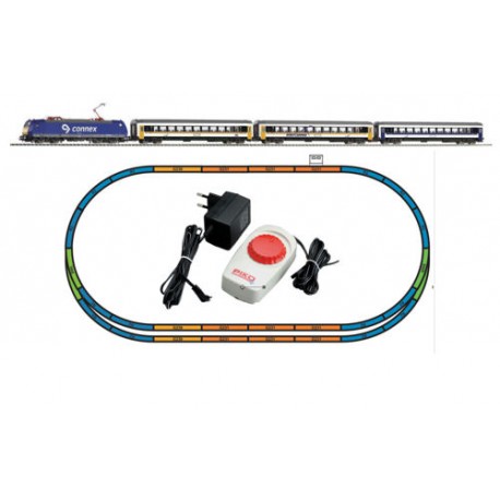Piko 57180 Hobby Connex BR185 Passenger Starter Set - HO Scale