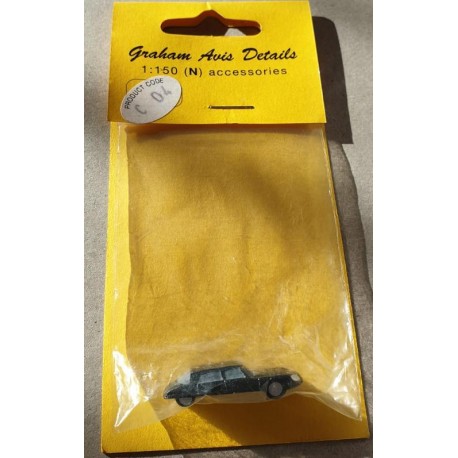 ** Graham Avis Details C04 Saloon Black Car 1:150 N Scale