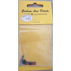 ** Graham Avis Details S02 British Post Boxes 1:150 N Scale