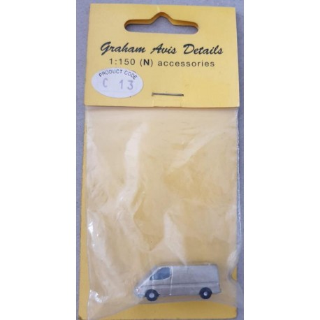 ** Graham Avis Details C13 Silver High Roof Van 1:150 N Scale