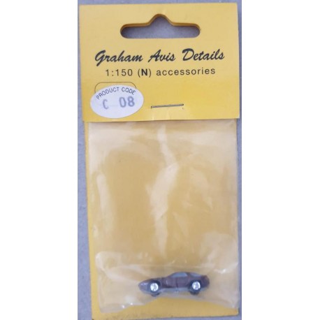 ** Graham Avis Details C08 Maroon Car 1:150 N Scale