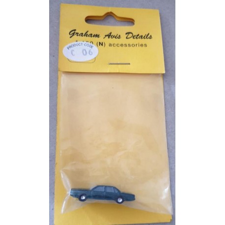 ** Graham Avis Details C06 Saloon Dark Blue Car 1:150 N Scale
