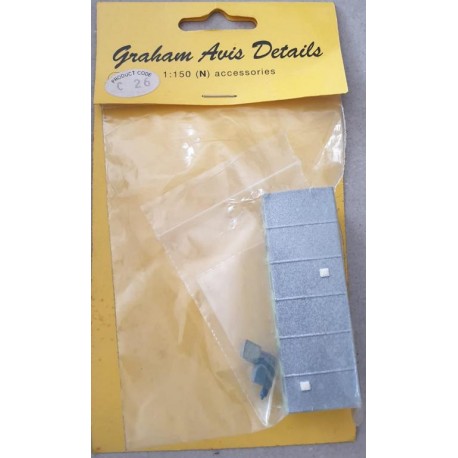 ** Graham Avis Details C26 Green Mobile Home 1:150 N Scale