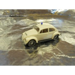** Brekina 25202 VW Beetle White Police Vehicle
