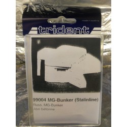 ** Trident 99004 MG-Bunker Stalinline Plastic Kit